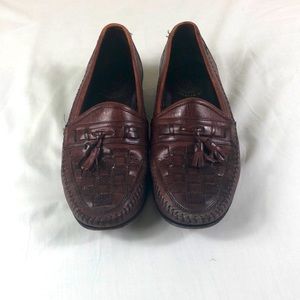 Men’s Oxblood tassel loafers fair condition
